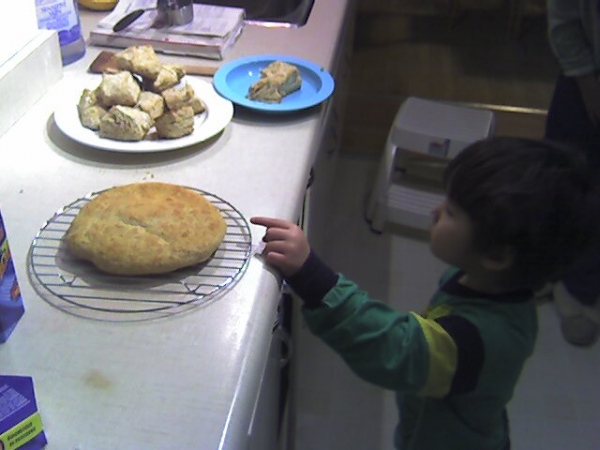 Cole's favourite food in the whole world is the baking power biscuit.