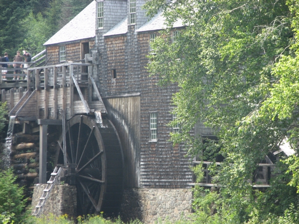 Sawmill at Kings Landing Historical Settlement, New Brunswick, Canada.
