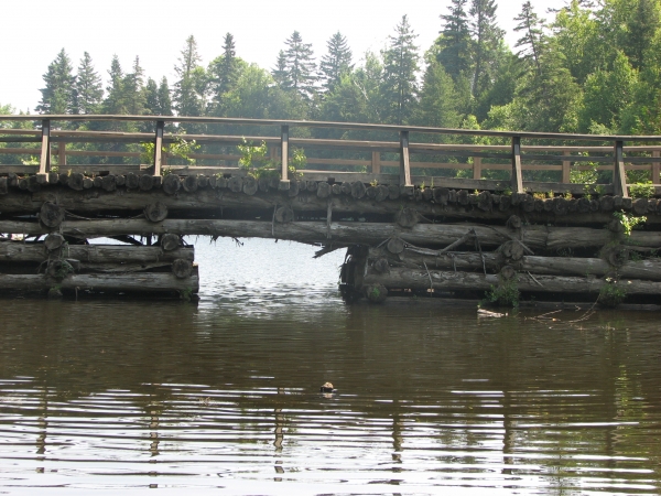 Bridge at Kings Landing Historical Settlement, New Brunswick, Canada.