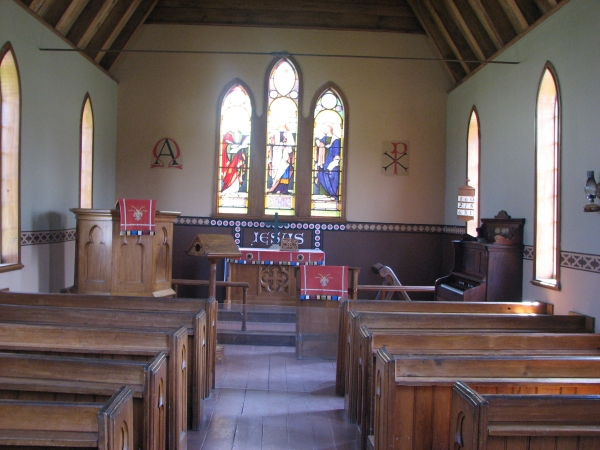 Church at Kings Landing Historical Settlement, New Brunswick, Canada.