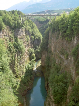 A bridge for railway, in Italy.